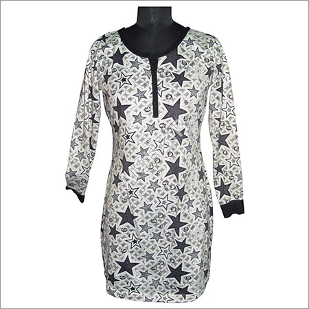 Printed Hosiery Tops