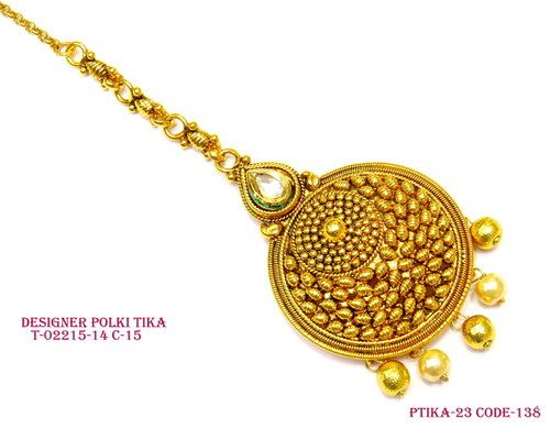 Antique Designer Polki Tika