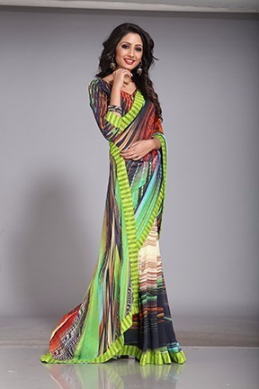 Digital Printed Sarees