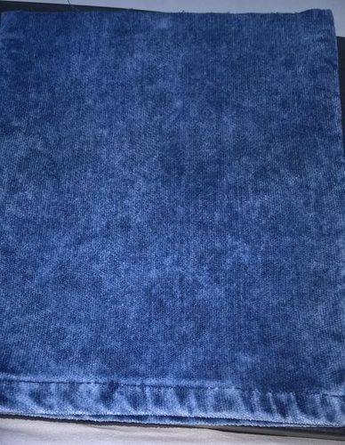 Wash Effect of Indigo Velvet Stretch