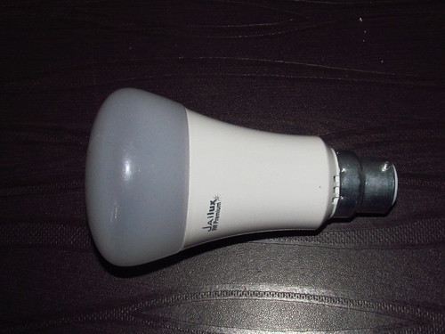 LED Light Bulb - Aluminum & Ceramic, Triangular Shape, White Color | Energy Saving, Heat Resistant, Easy to Install, 6 Month Warranty