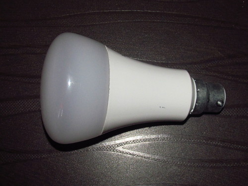 LED Bulb - Aluminum & Ceramic Body, Oval Shape, White Color, Indoor Lighting | Power Efficient, Long Life, Eco Friendly, 6 Months Warranty