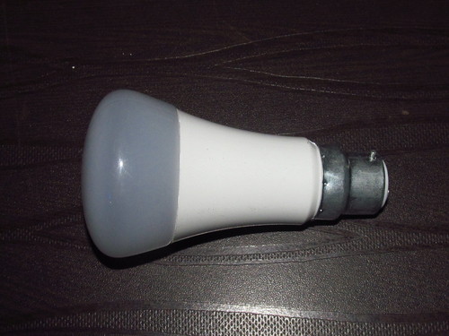 LED Bulb - Aluminum & Ceramic Body, Oval Shape, White Color | Indoor Lighting, 6-Month Warranty