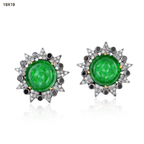 Jade Stud Earrings