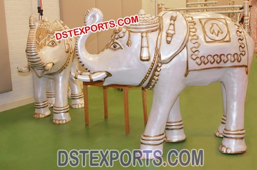 Wedding Entrance Elephant Fiber Statue
