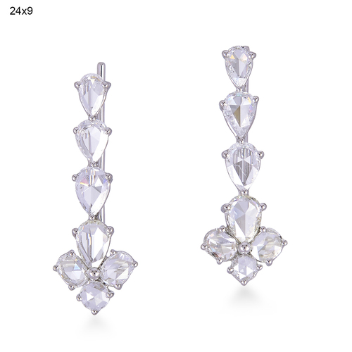 Gold Ear Climbers Earrings