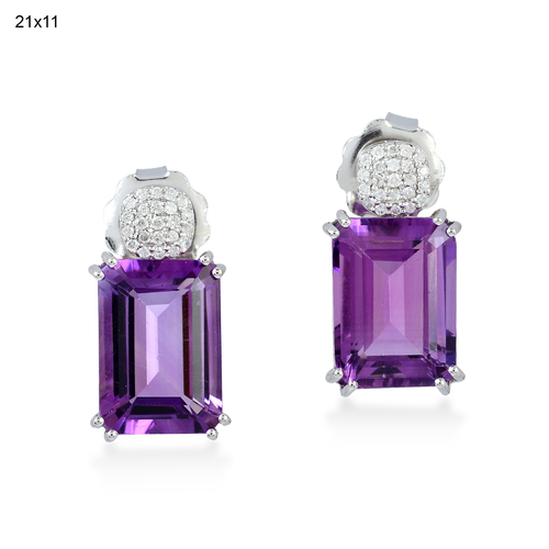 Baguette Diamond Earring 