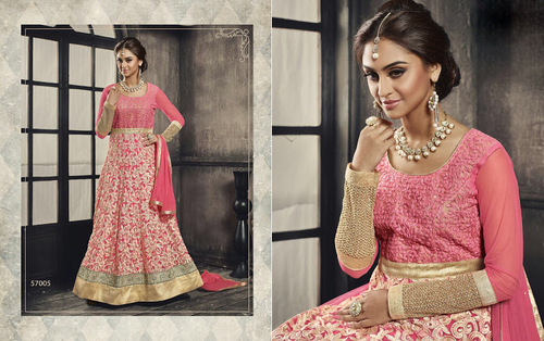 Madhushala 2 - Georgette Pink
