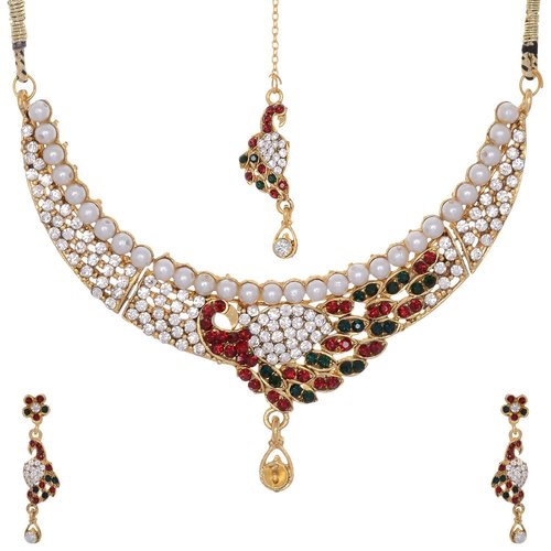 Peacock Multi Colour Necklace