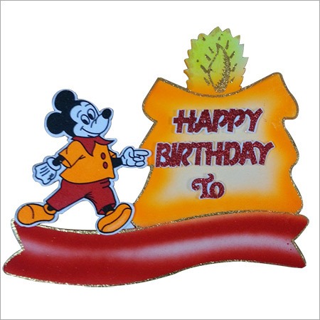 Thermocol Birthday Banner