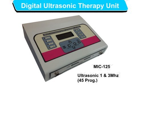 Digital Ultrasonic Therapy Unit