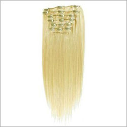 White Clip In Hair Extensions