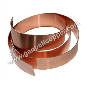 Reddish Brown Copper Roofing Strip