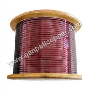 Reddish Brown Enamelled Copper Strip