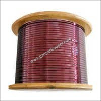 Enamelled Copper Strip - Color: Reddish Brown