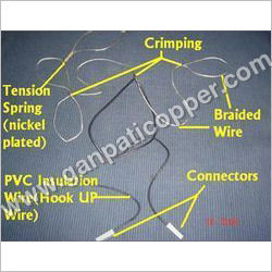 Multicolor Braided Copper Wire Assembly