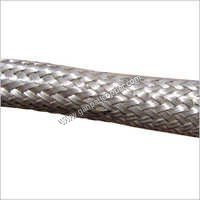 Round Braided Earthing Wires - Copper Material, Round Shape, Silver Color | Durable, Tear Resistant, Zero Maintenance, Easy To Use