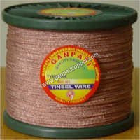 Braided Tinsel Wire - Color: Brown