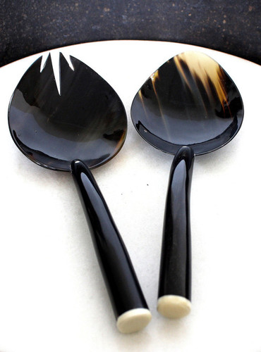 Horn Salad Server Ware