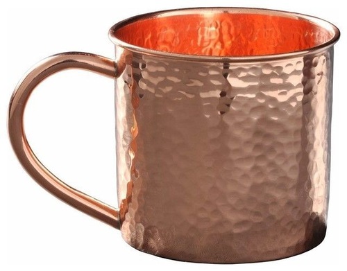 Hammered Copper Beer Mug