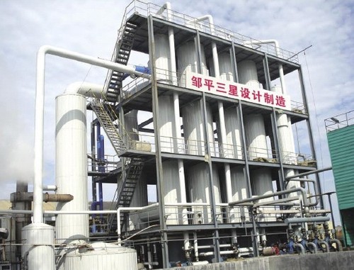 Falling Film Evaporator - Stainless Steel, 5000-80000 Kg/H Evaporation, 3-4 Effects, High Efficiency, Energy Saving, Continuous Process