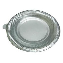 9 Inches Silver Paper Plate - Paper, 9 Inches Diameter, Round Shape | Water Resistant, Easy to Hold, Superb Finish, Pack of 50
