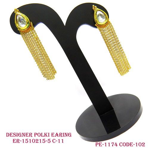 Designer Polki Earring