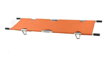 Folding Stretcher - Durable Aluminum Frame, Compact Size for Easy Portability, Versatile Use