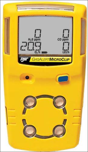 Gasalert Microclip Xt Multigas Detector - Color: Yellow