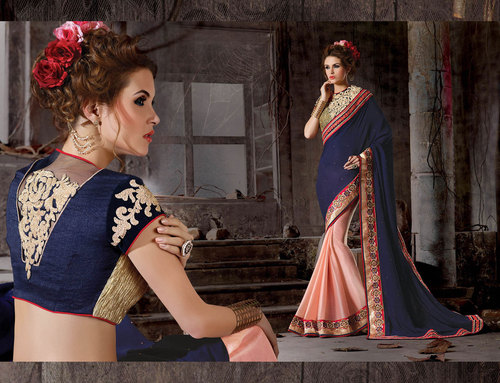Fashionable Fancy Art Silk Georgette Saree