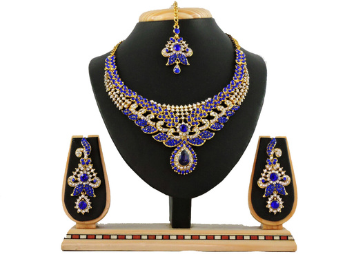 Designer Blue Necklace