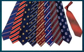 All Over School Logo Ties