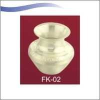 SILVER COATED FANCY POOJA KALASH