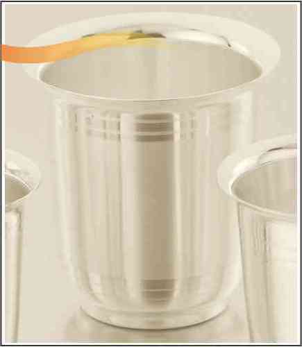 Kitchenware Silver Coated Glass
