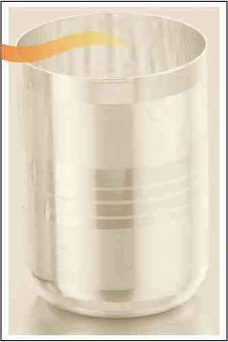 Medium Silver Coated Glass