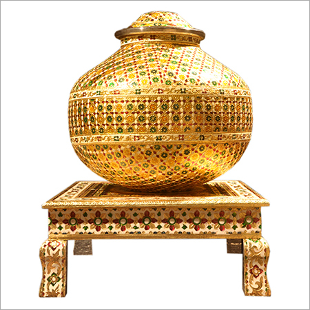 Brassware Handicraft - Brass, Varied Dimensions, Gold Finish | Intricate Design, Durable, Mesmerizing Finish, Low Maintenance