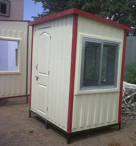 FRP ECO Fabricated Cabin - FRP, Variable Dimensions, Off-White | Durable, Weatherproof, Insulated, Lightweight, Sliding Windows