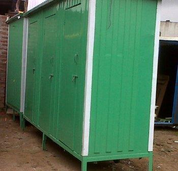 Three in FRP row Mobile Toilet Three in FRP row Mobile Toilet