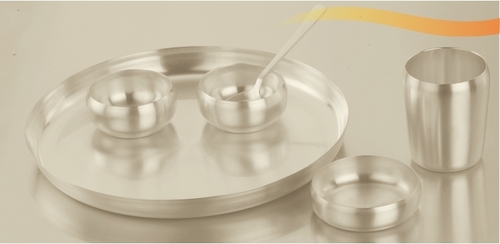 Steel Glossy Bhojan Thali