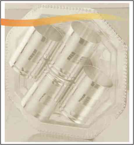 Polished Glass Serving Set