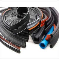 Natural Rubber Profiles - Color: Black & Orange & Blue
