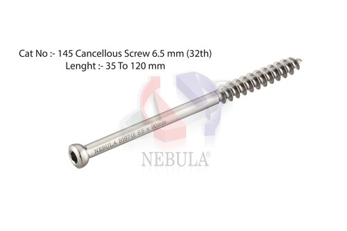 Cancellous Screw Curved Angle: No