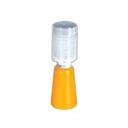 Solar Warning Light - Durable Polycarbonate, Compact Size | High-Visibility LED Technology, Solar-Powered Efficiency