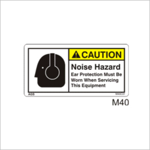 Noise Hazard Sign