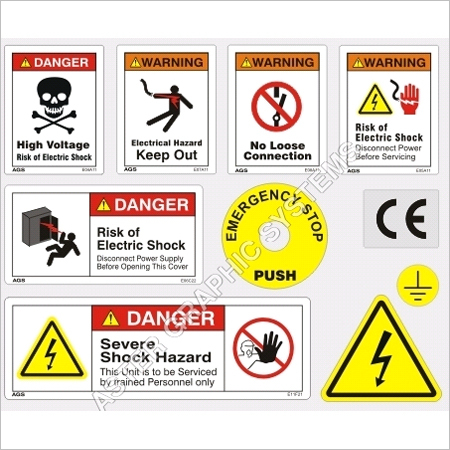 Safety Warning Stickers