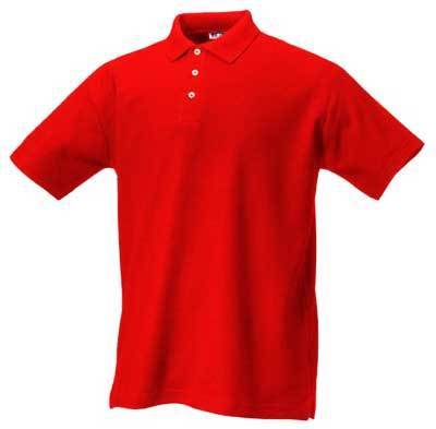 Polo Neck Red T Shirt