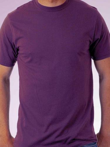 Round Neck Purple T - Shirt By NEWGENN INDIA