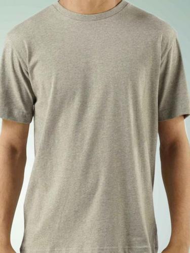 Round Neck Grey T - Shirt By NEWGENN INDIA