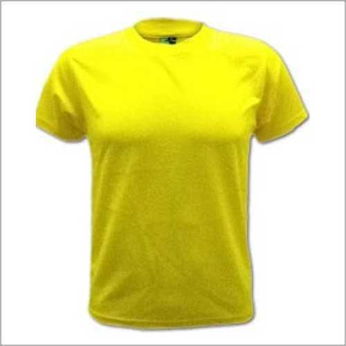 Round Neck Yellow T - Shirt