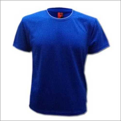 Round Neck Royal Blue T - Shirt By NEWGENN INDIA